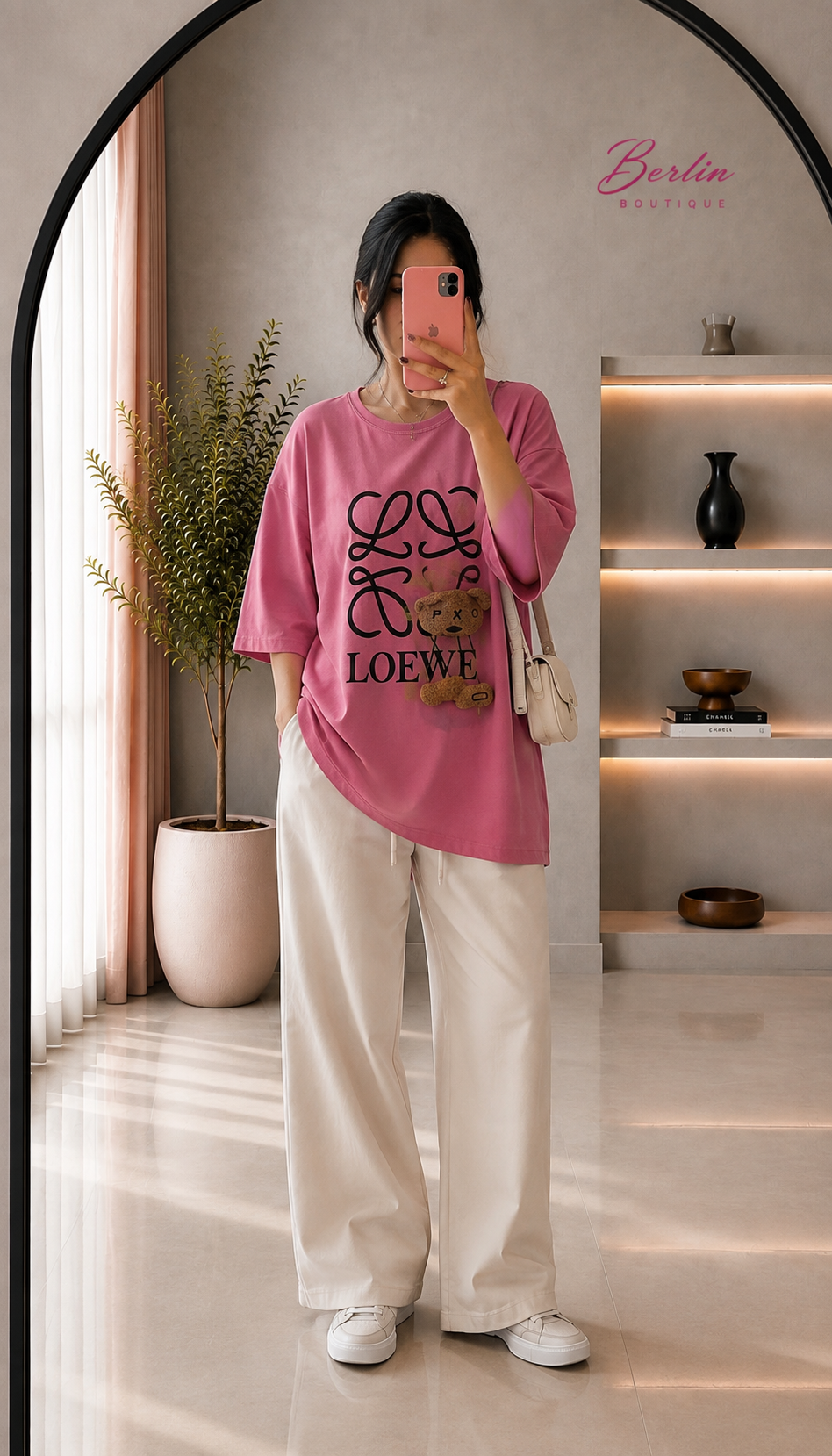 تیشرت لانگ loewe | کد ۱۹۱۵